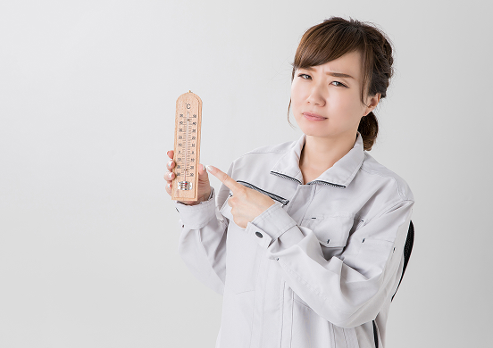 暑すぎる設備