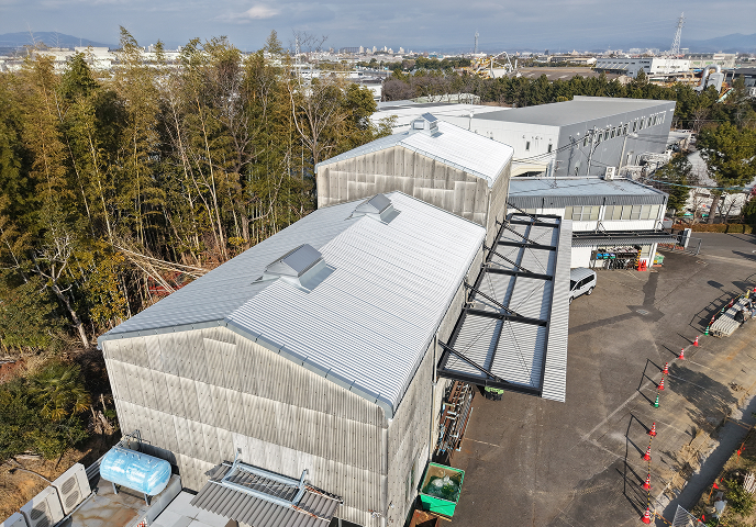 屋根の板金カバー工事