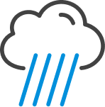 激しい雨